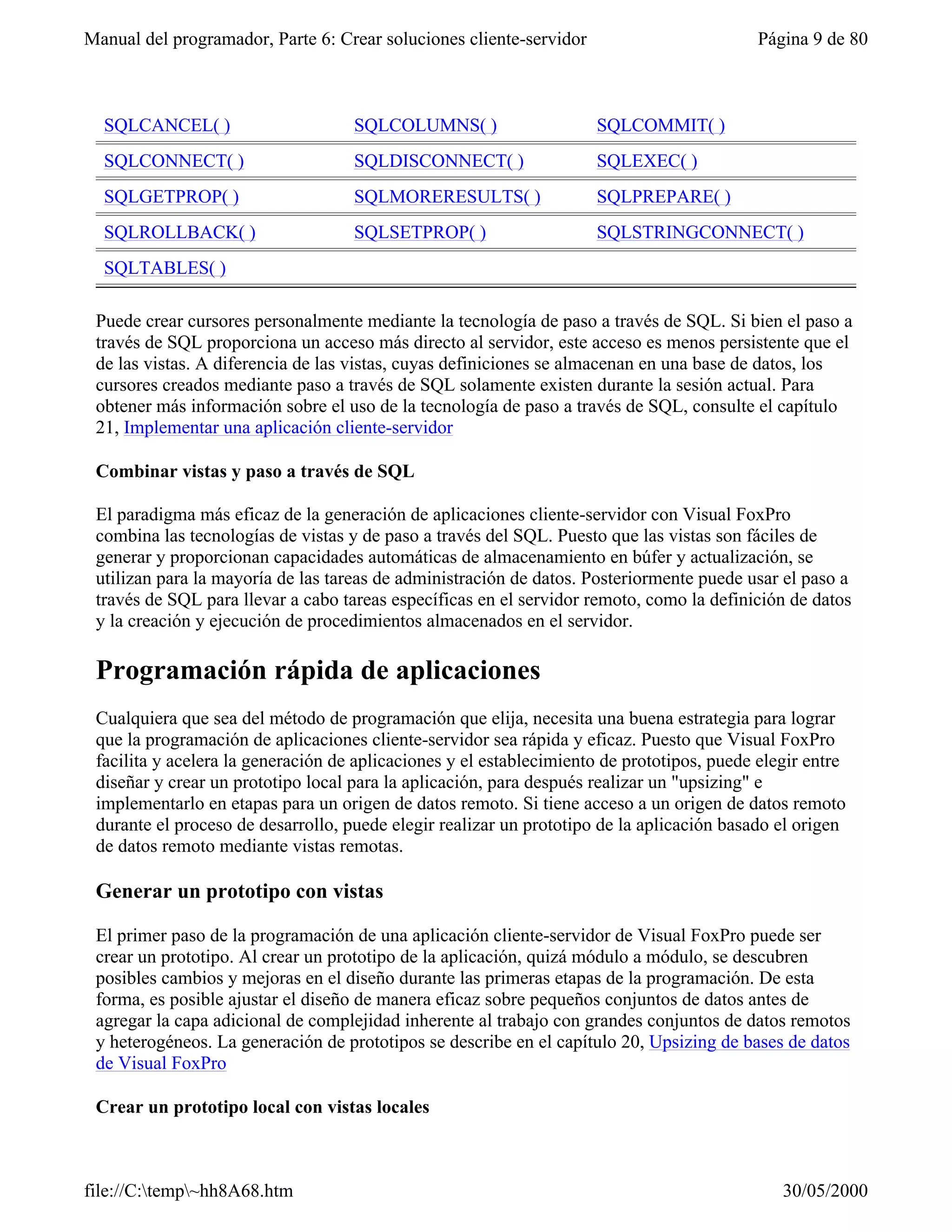 Visual fox-pro para clases