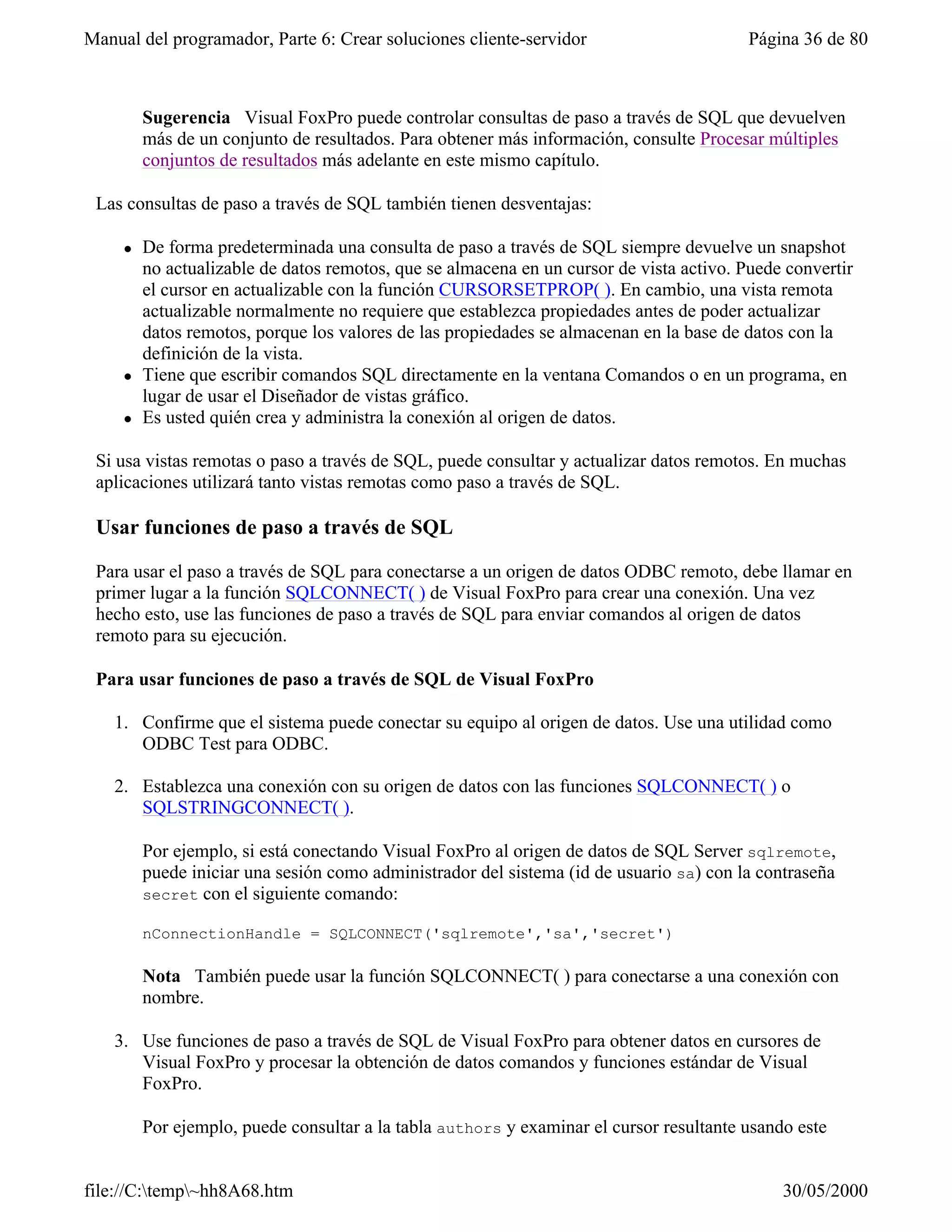 Visual fox-pro para clases