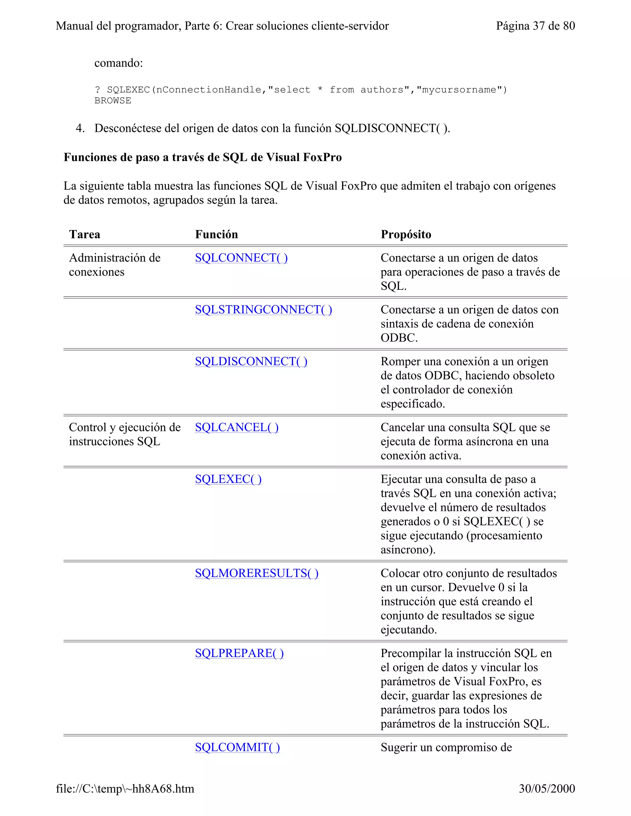 Visual fox-pro para clases
