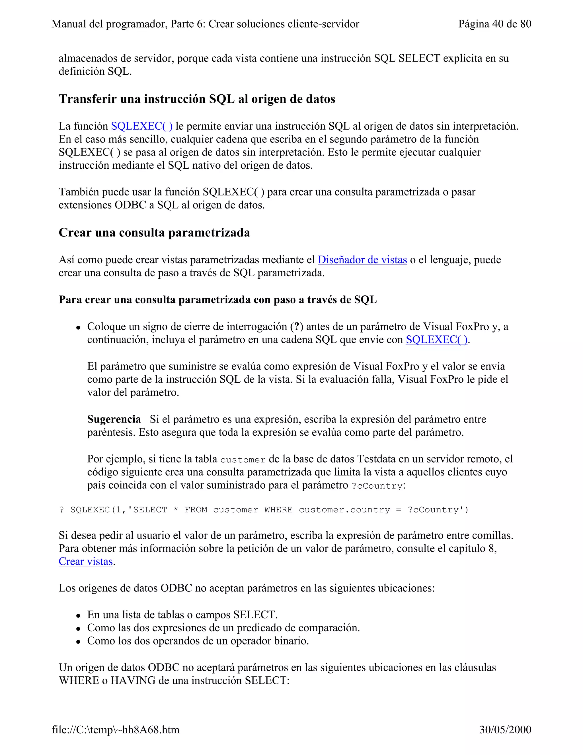 Visual fox-pro para clases