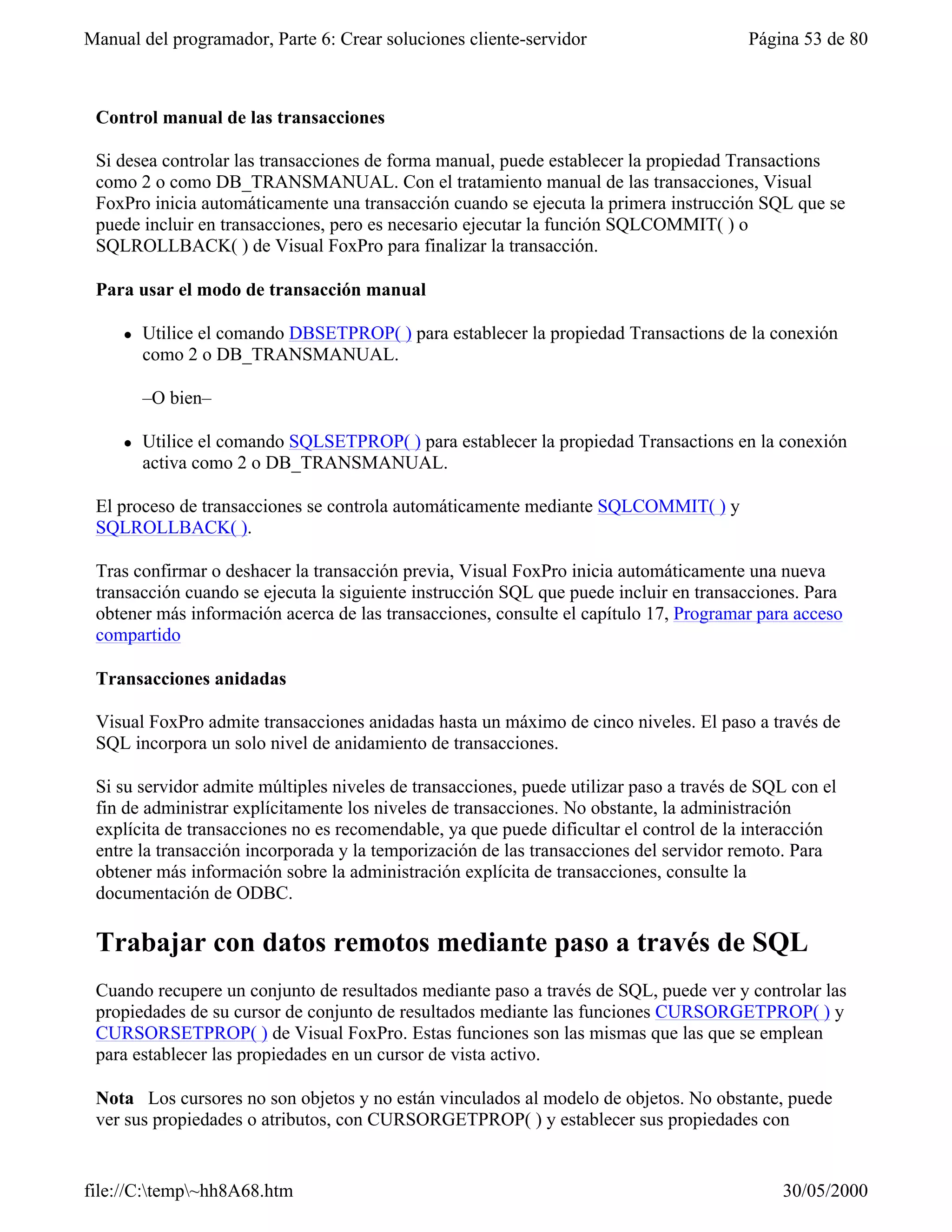 Visual fox-pro para clases