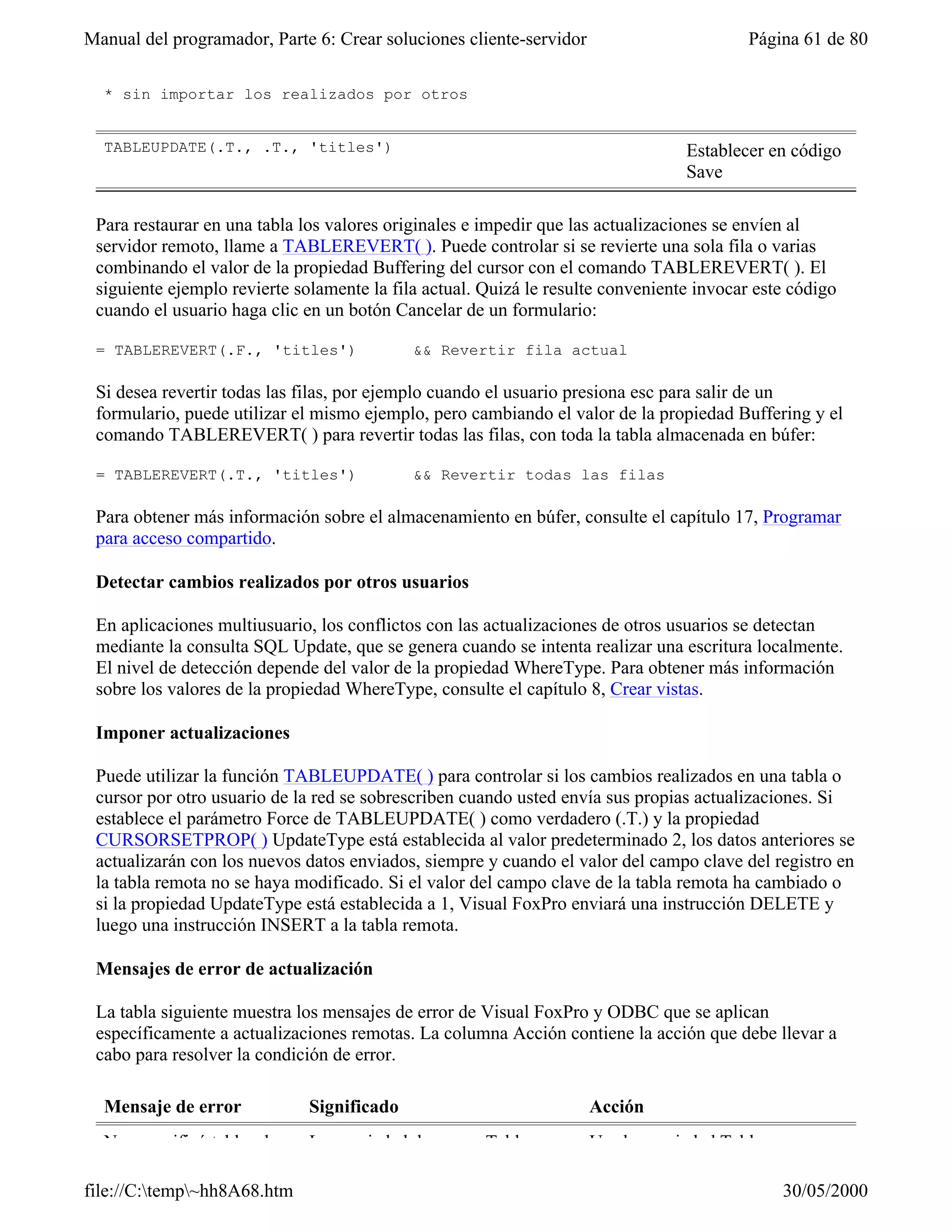 Visual fox-pro para clases