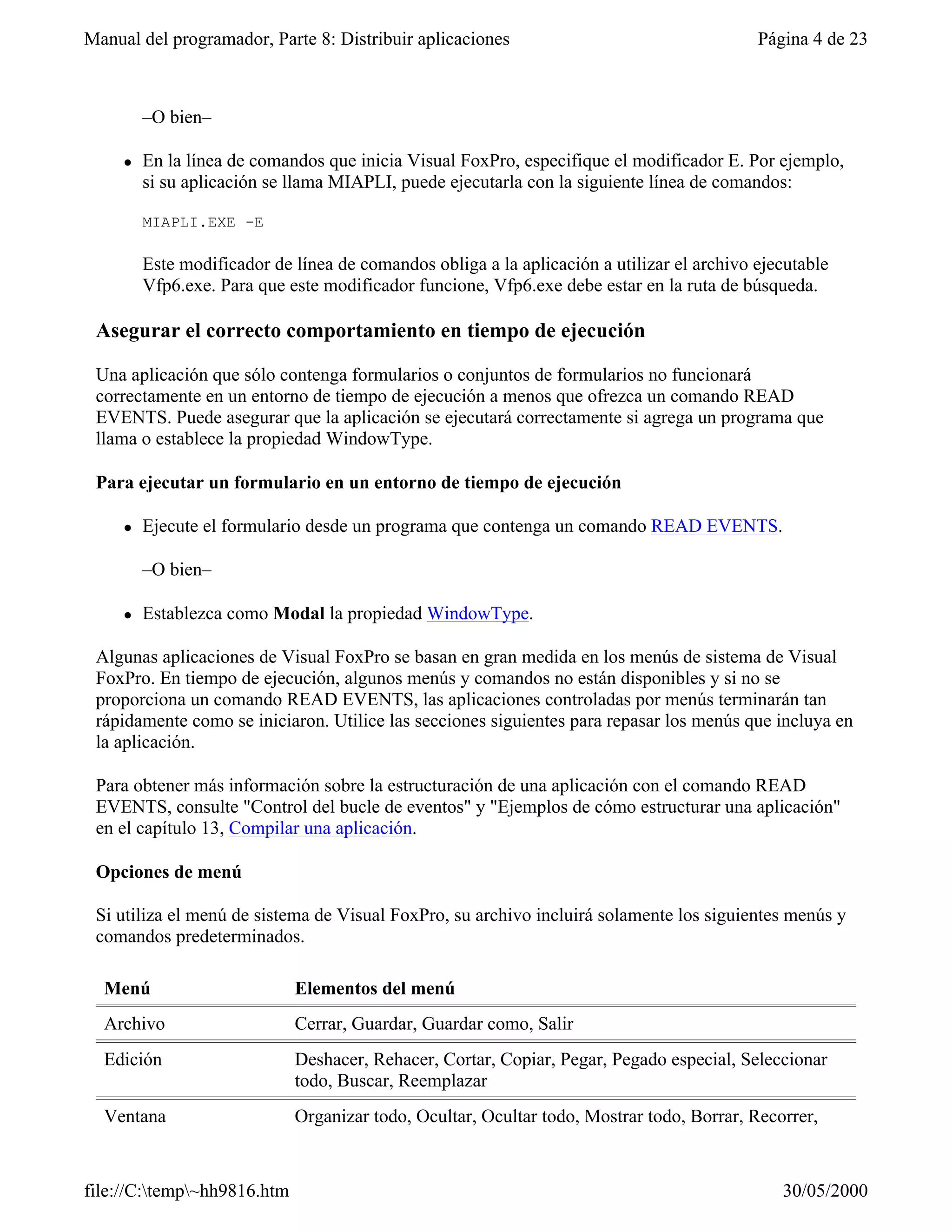 Visual fox-pro para clases