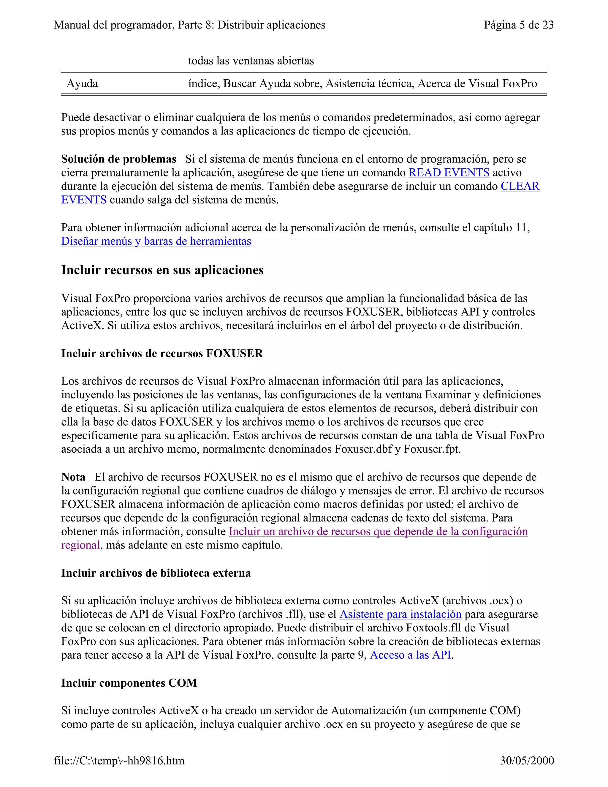 Visual fox-pro para clases