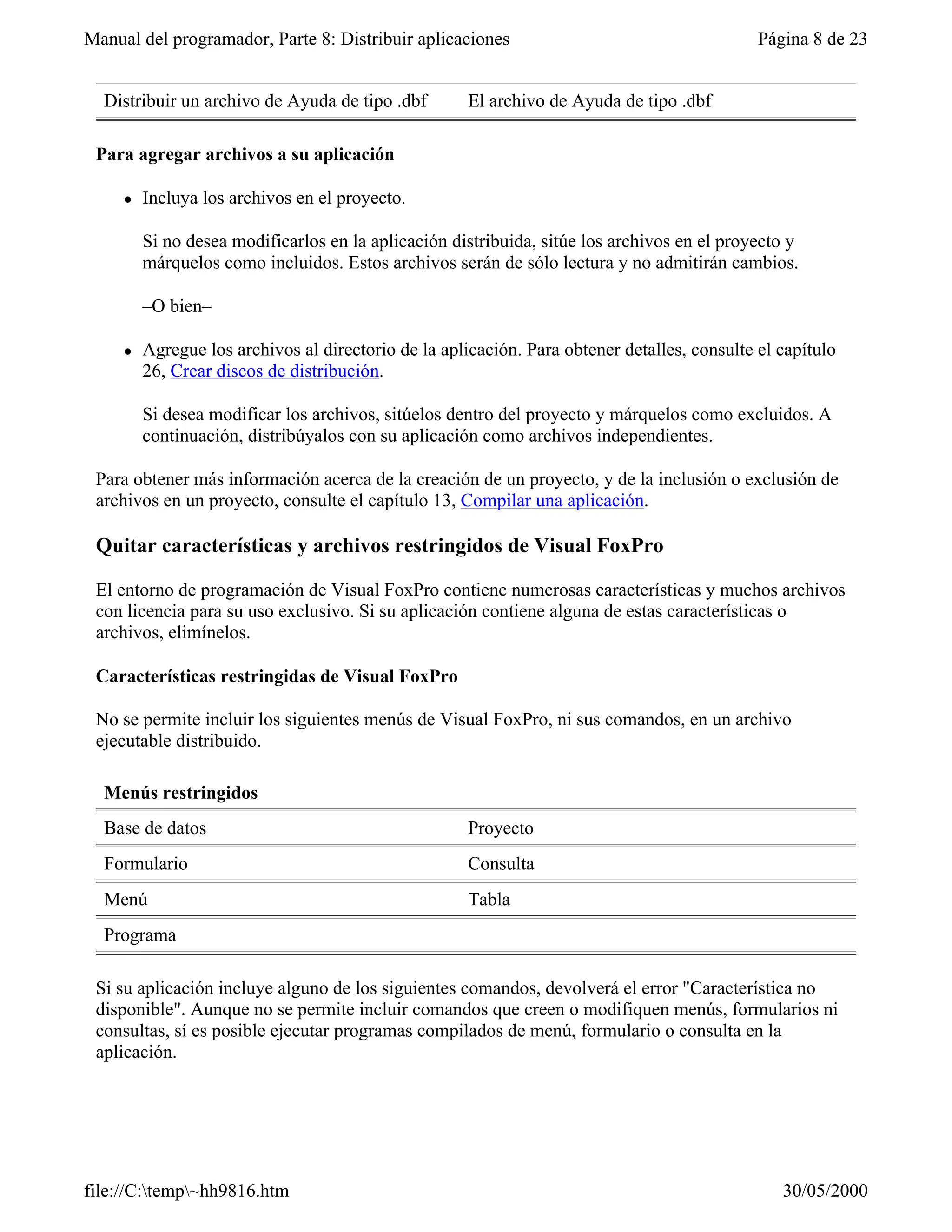 Visual fox-pro para clases