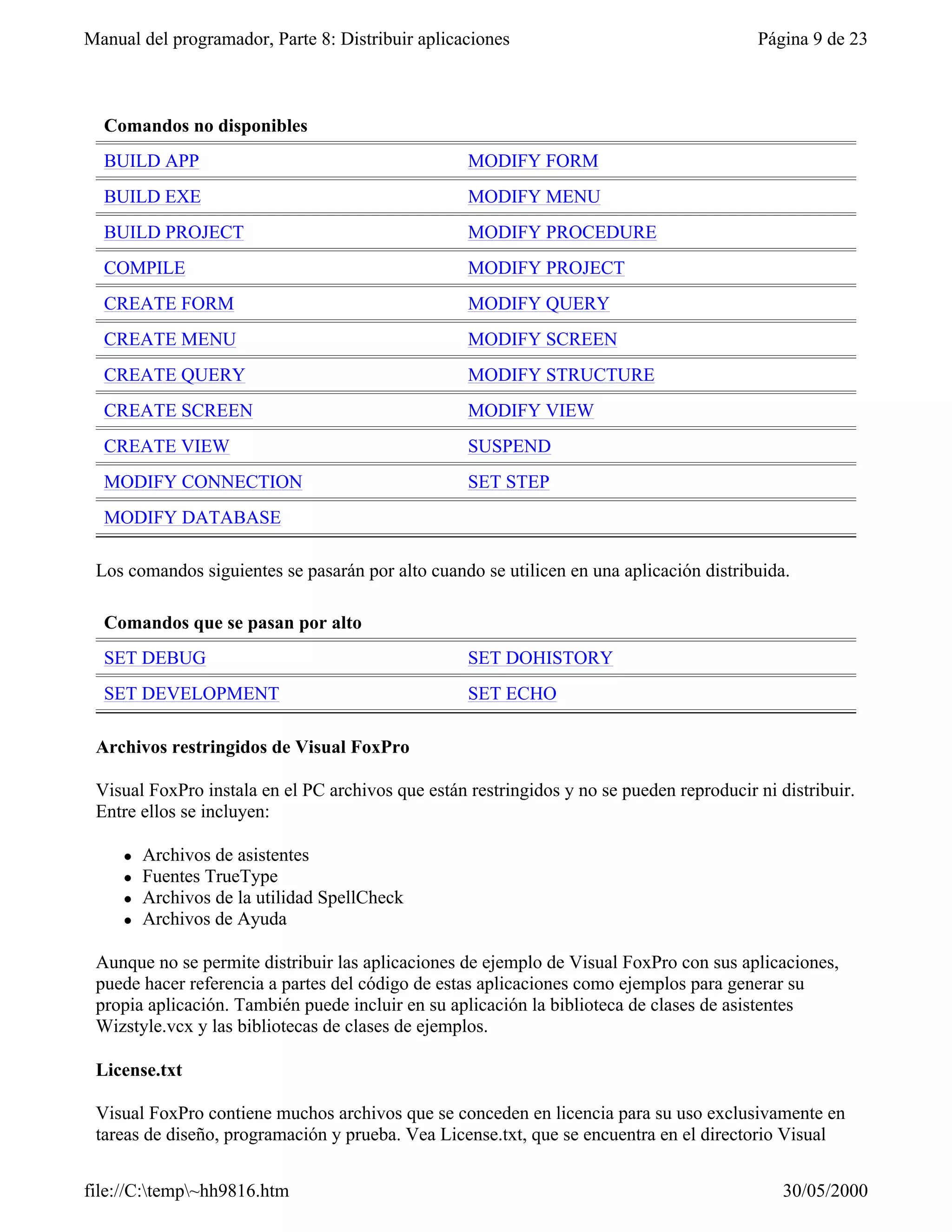 Visual fox-pro para clases