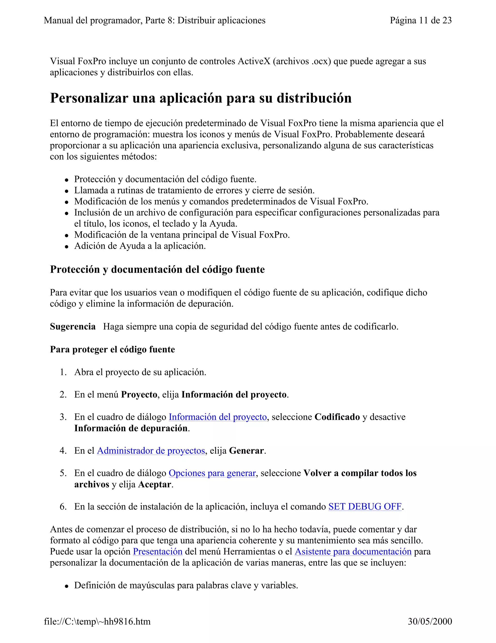 Visual fox-pro para clases