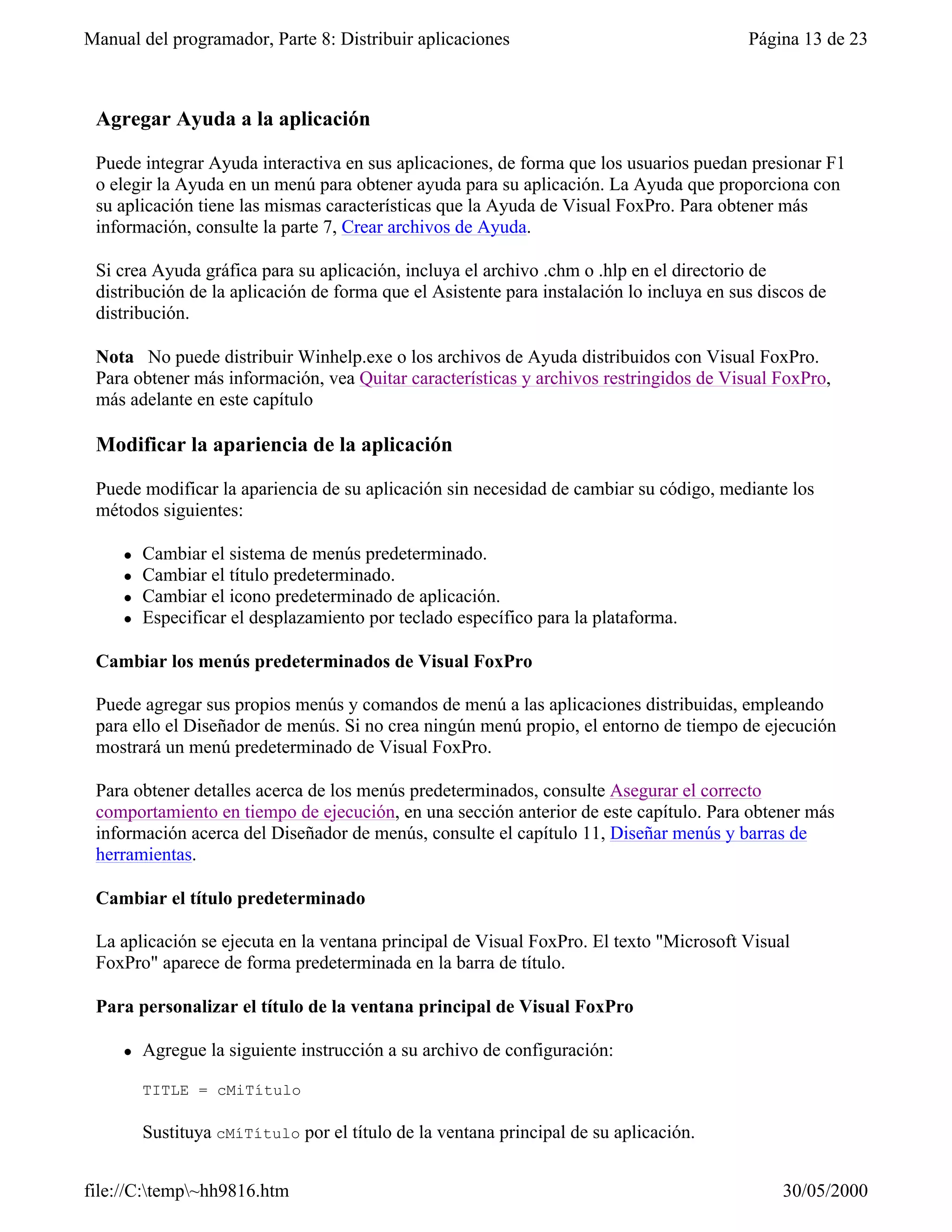 Visual fox-pro para clases