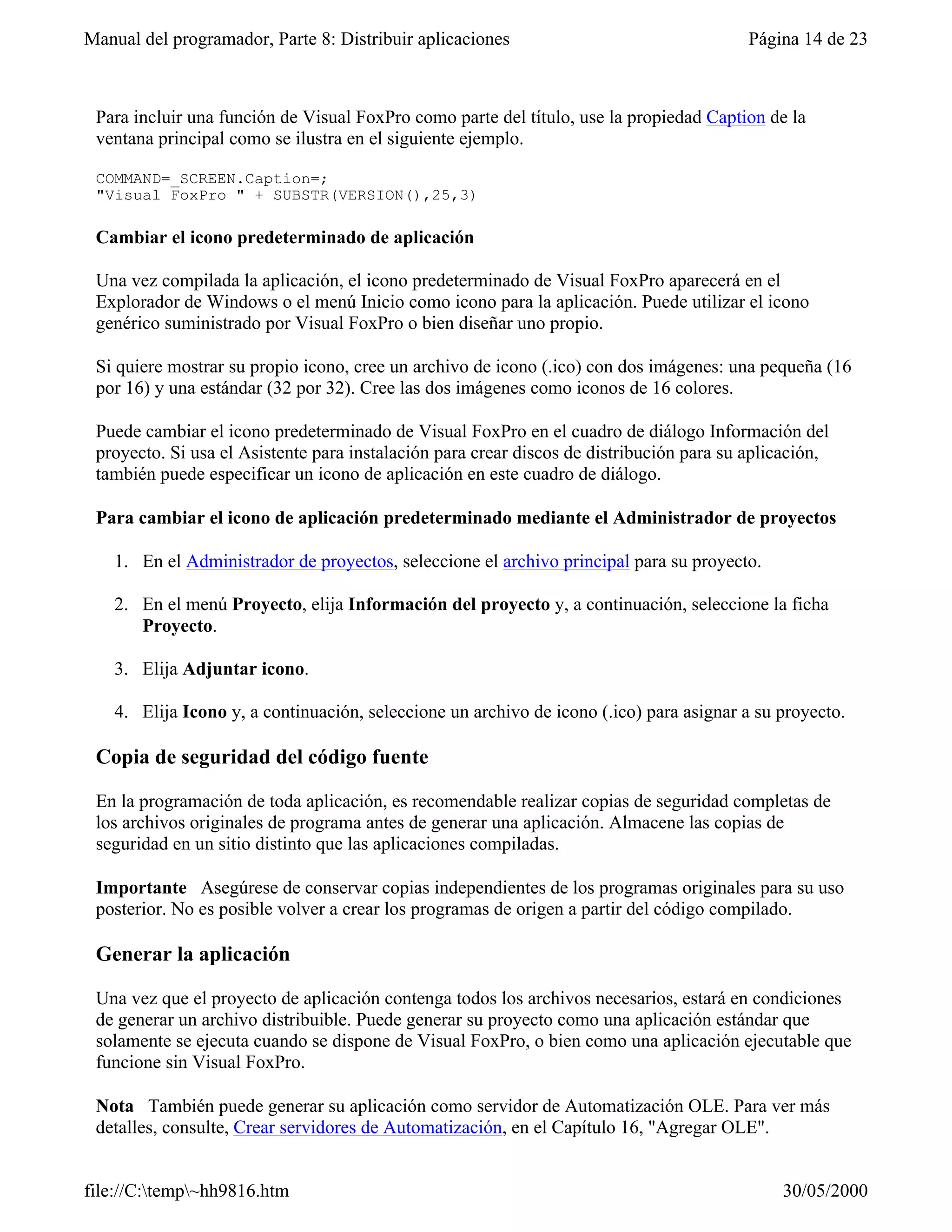 Visual fox-pro para clases