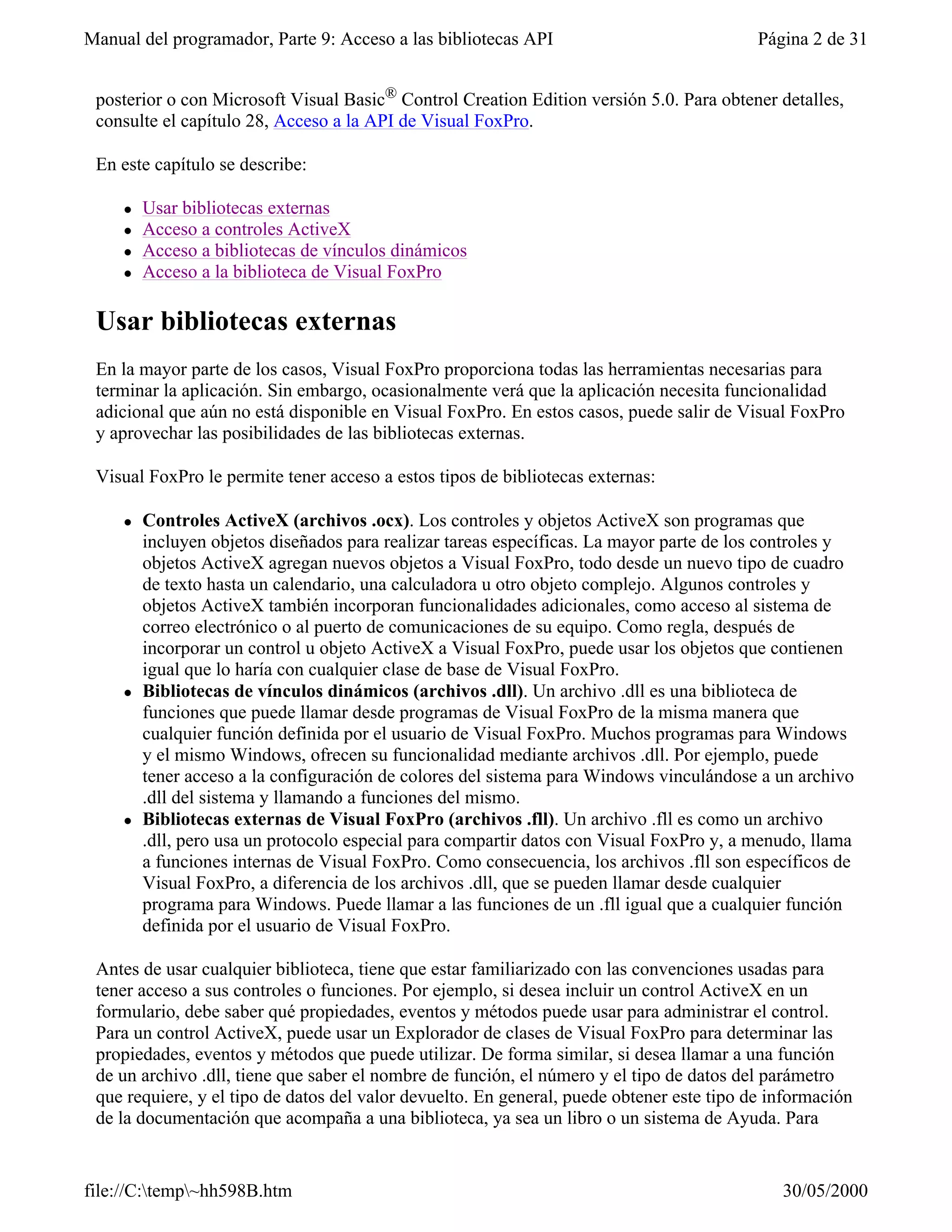 Visual fox-pro para clases