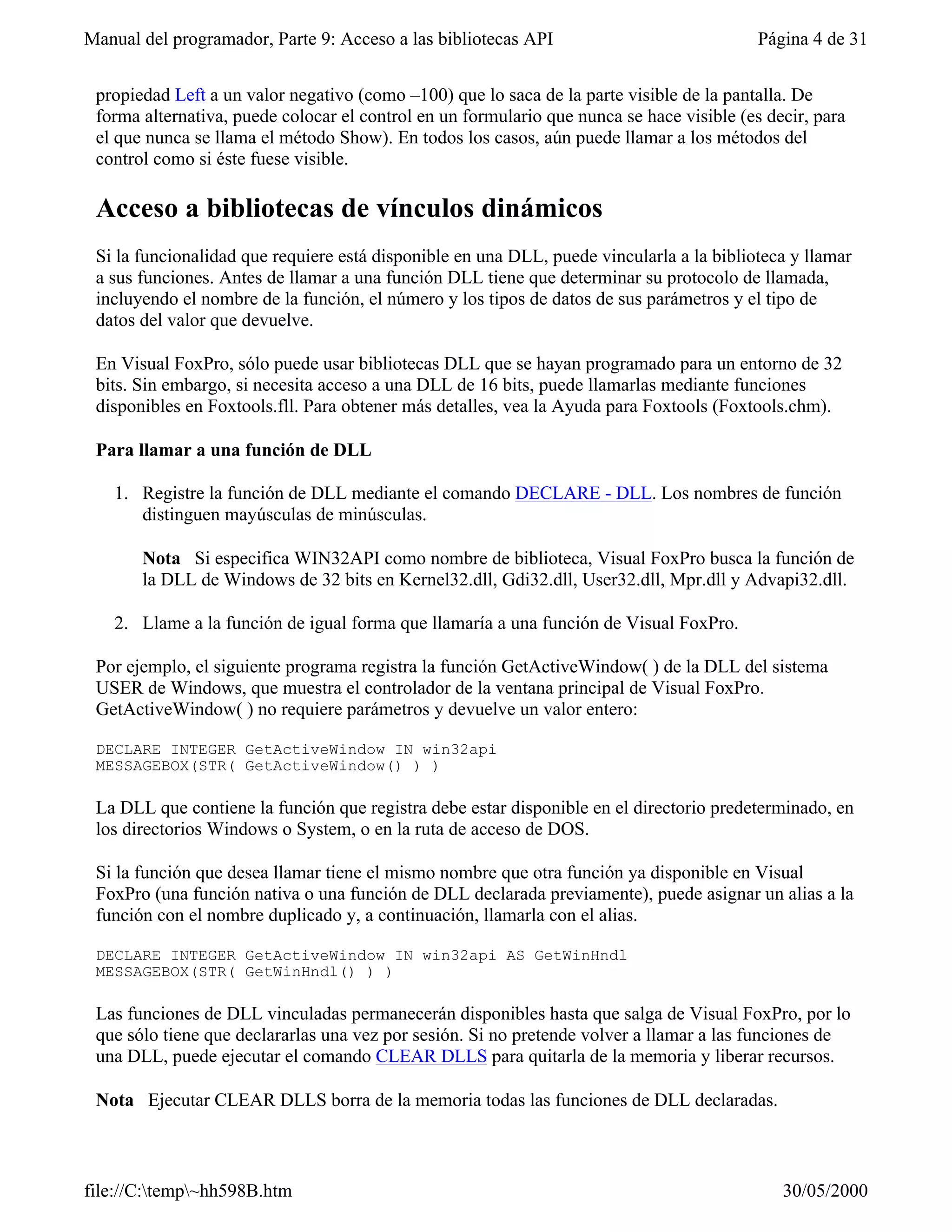 Visual fox-pro para clases