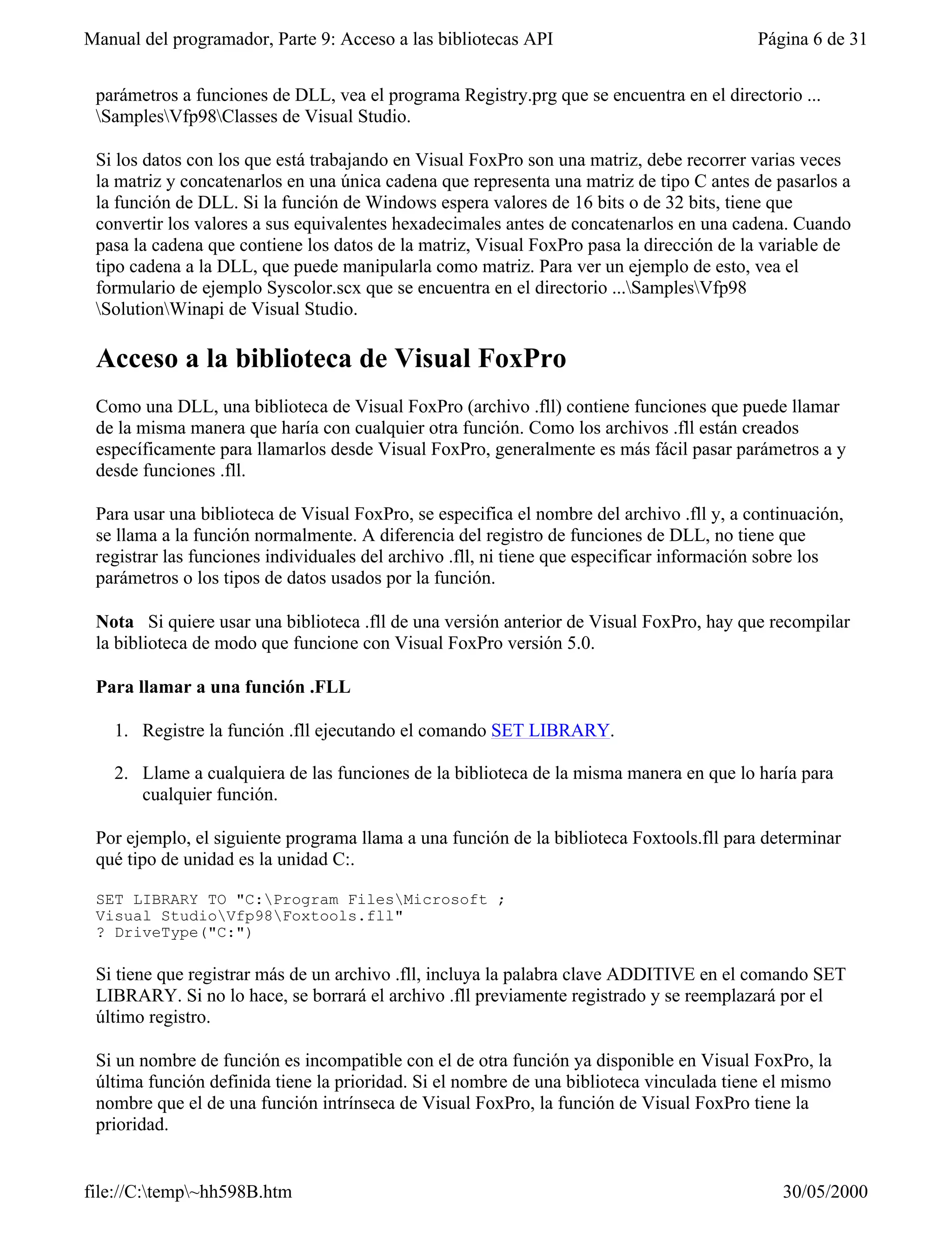 Visual fox-pro para clases