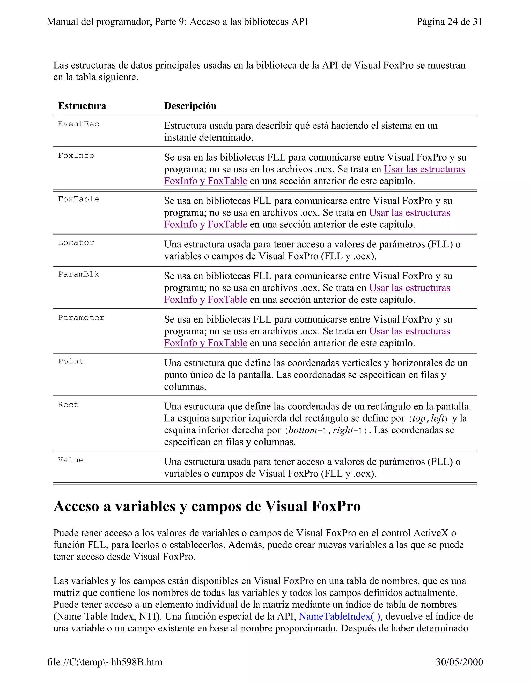 Visual fox-pro para clases