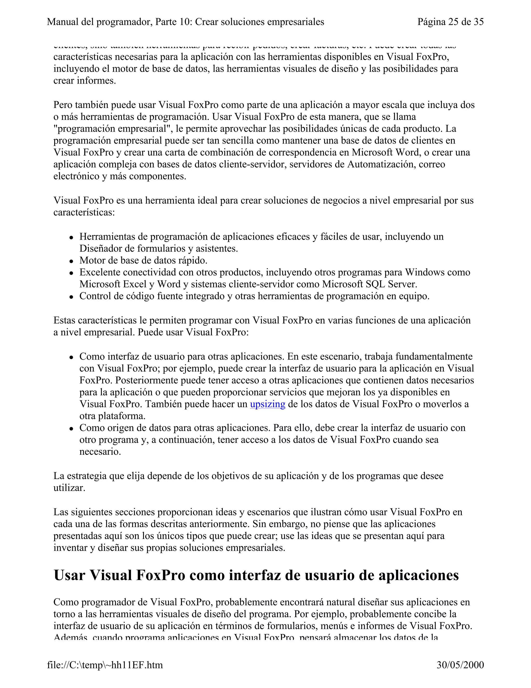 Visual fox-pro para clases