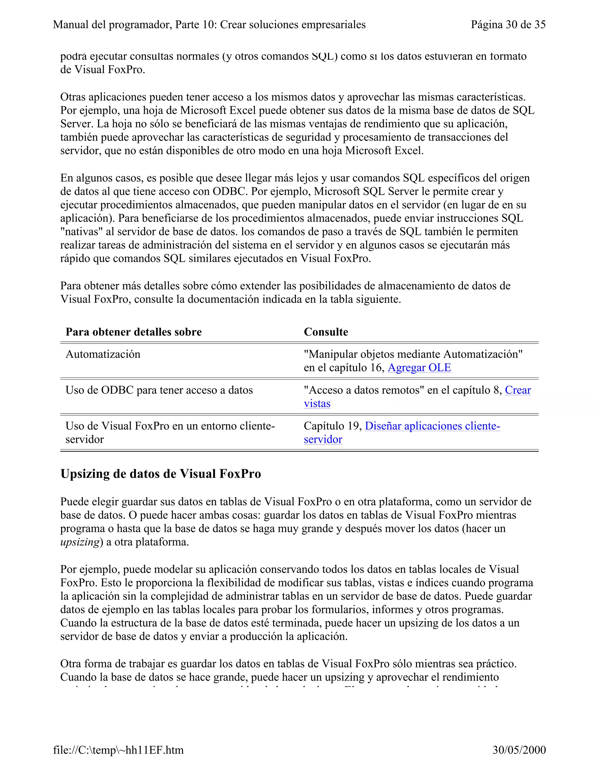 Visual fox-pro para clases