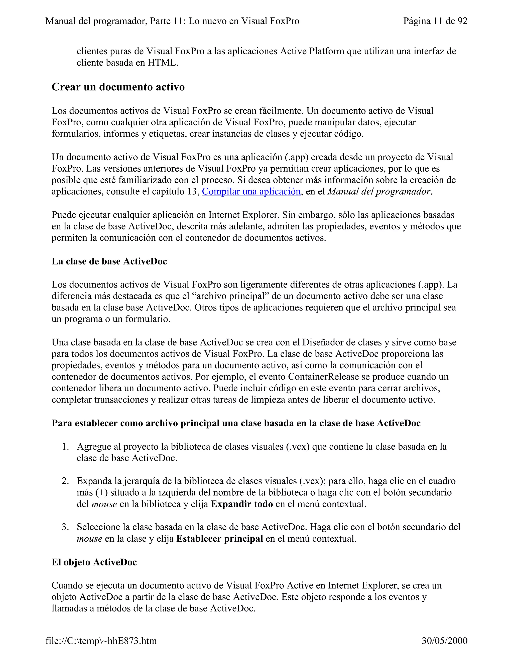 Visual fox-pro para clases