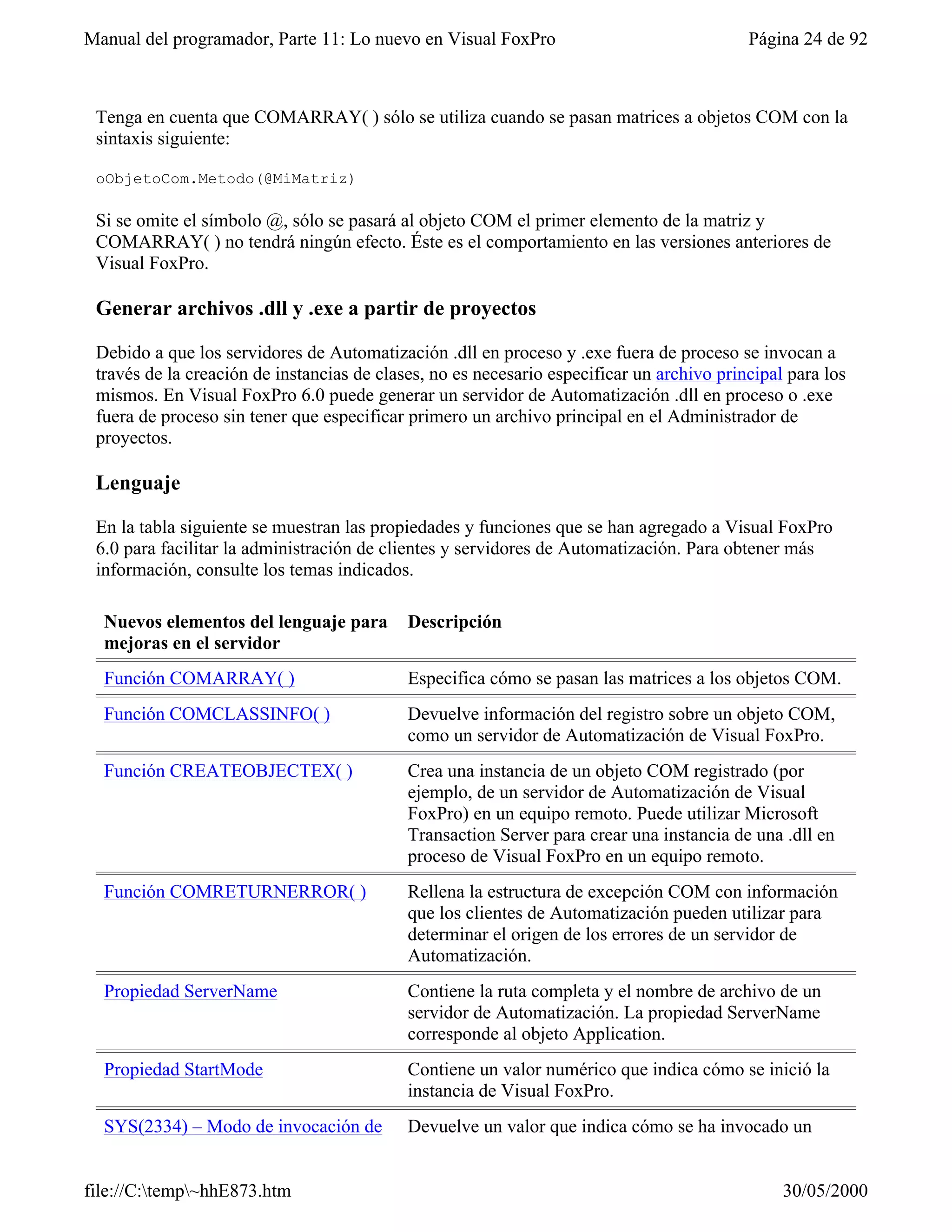 Visual fox-pro para clases