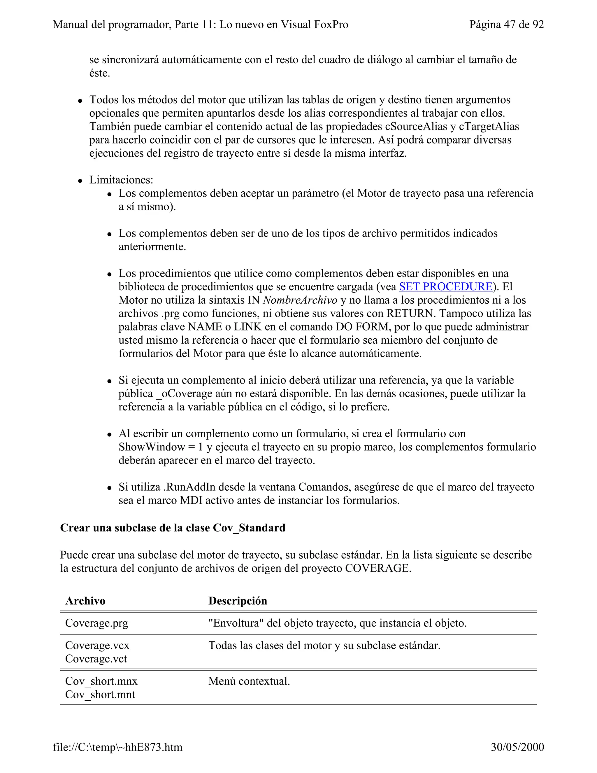 Visual fox-pro para clases