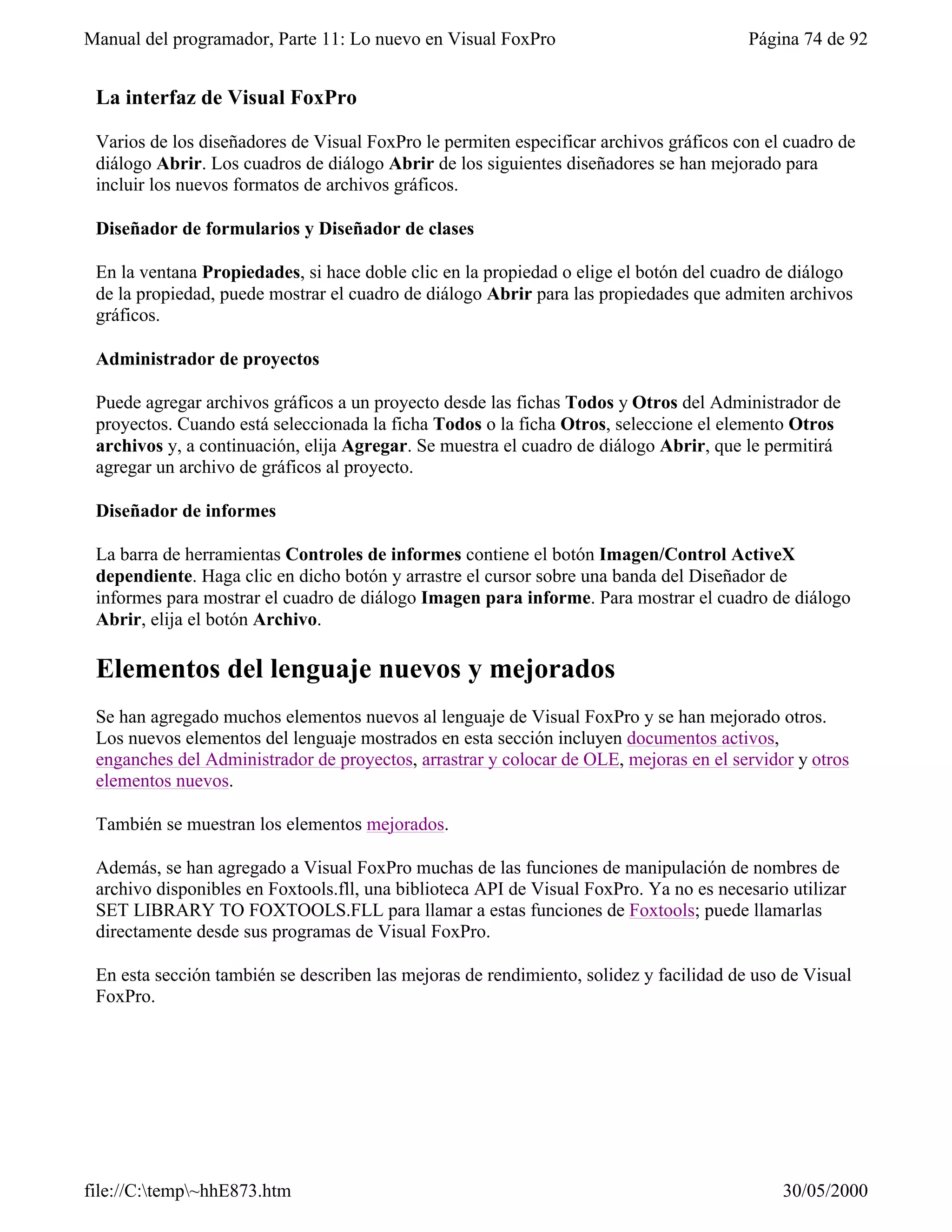 Visual fox-pro para clases