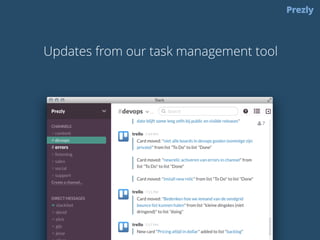 We use tactics & tools for each step. 
Beware, this is only our approach. 
! 
I’ll take you through it in the next 70 slides. 
Hold on, things might get bumpy. 
 