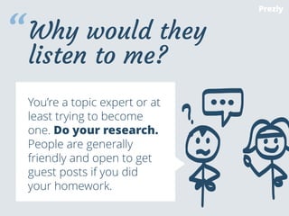 I used to be terrified of 
cold calling prospects. 
! 
What helped get better 
was preparation: 
- Fake cold calls with my 
team members to get 
the hang of it. 
- Researching the 
prospects and getting 
on their radar so it 
wouldn't be a cold call. 
 