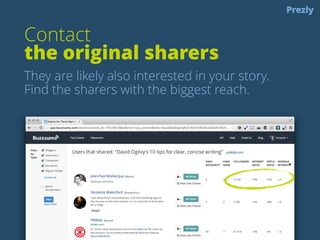 Manage sales pipeline 
in a CRM 
‣ Track the status of your leads 
‣ Enrich their profiles 
‣ Capture all interactions 
‣ Set reminders 
 