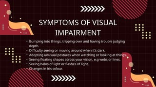 VISUAL-IMPAIRMENT-1.pptx sped 202 saint columban college | PPTX