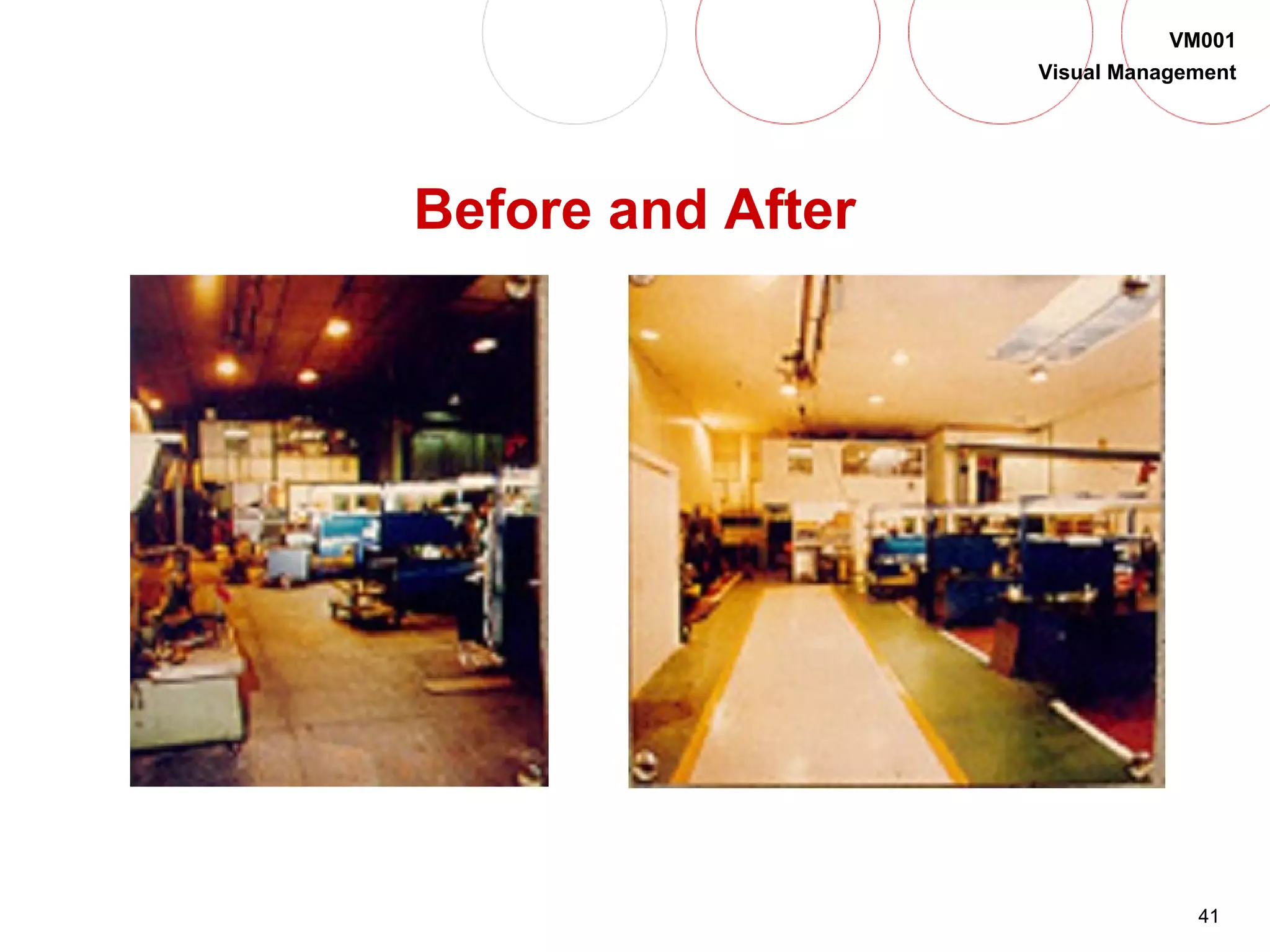 41
VM001
Visual Management
Before and After
 