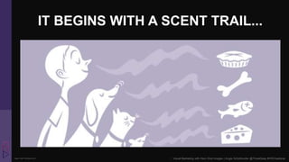 ::  Visual Marketing with Hero Shot Images | Angie Schottmuller @ThreeDeep #VWOwebinar
IT BEGINS WITH A SCENT TRAIL...
Ima...