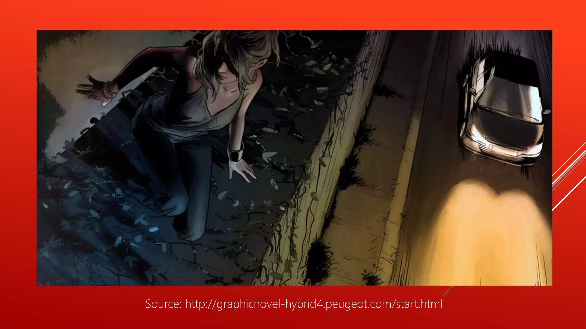 Source: http://graphicnovel-hybrid4.peugeot.com/start.html
 