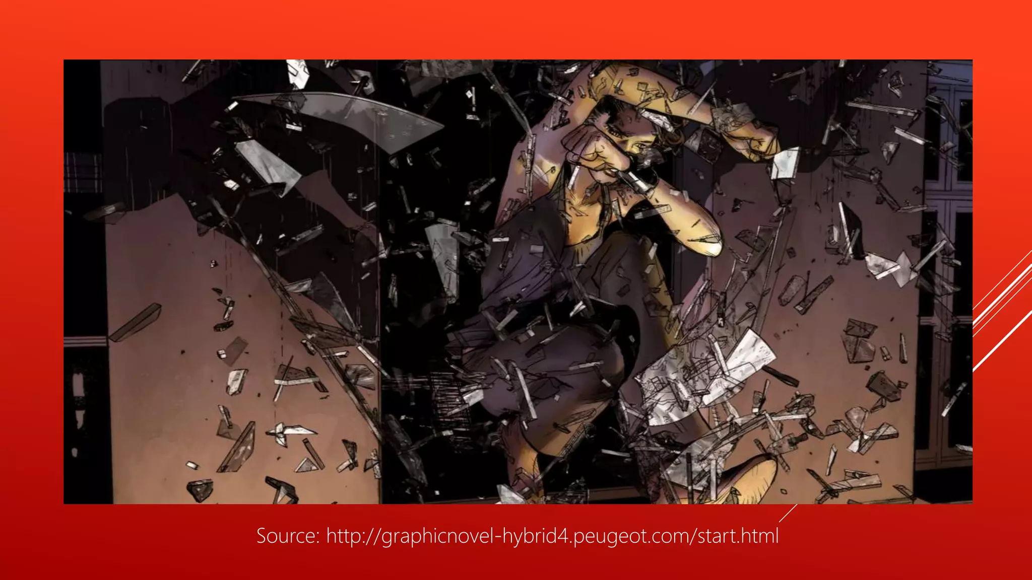 Source: http://graphicnovel-hybrid4.peugeot.com/start.html
 