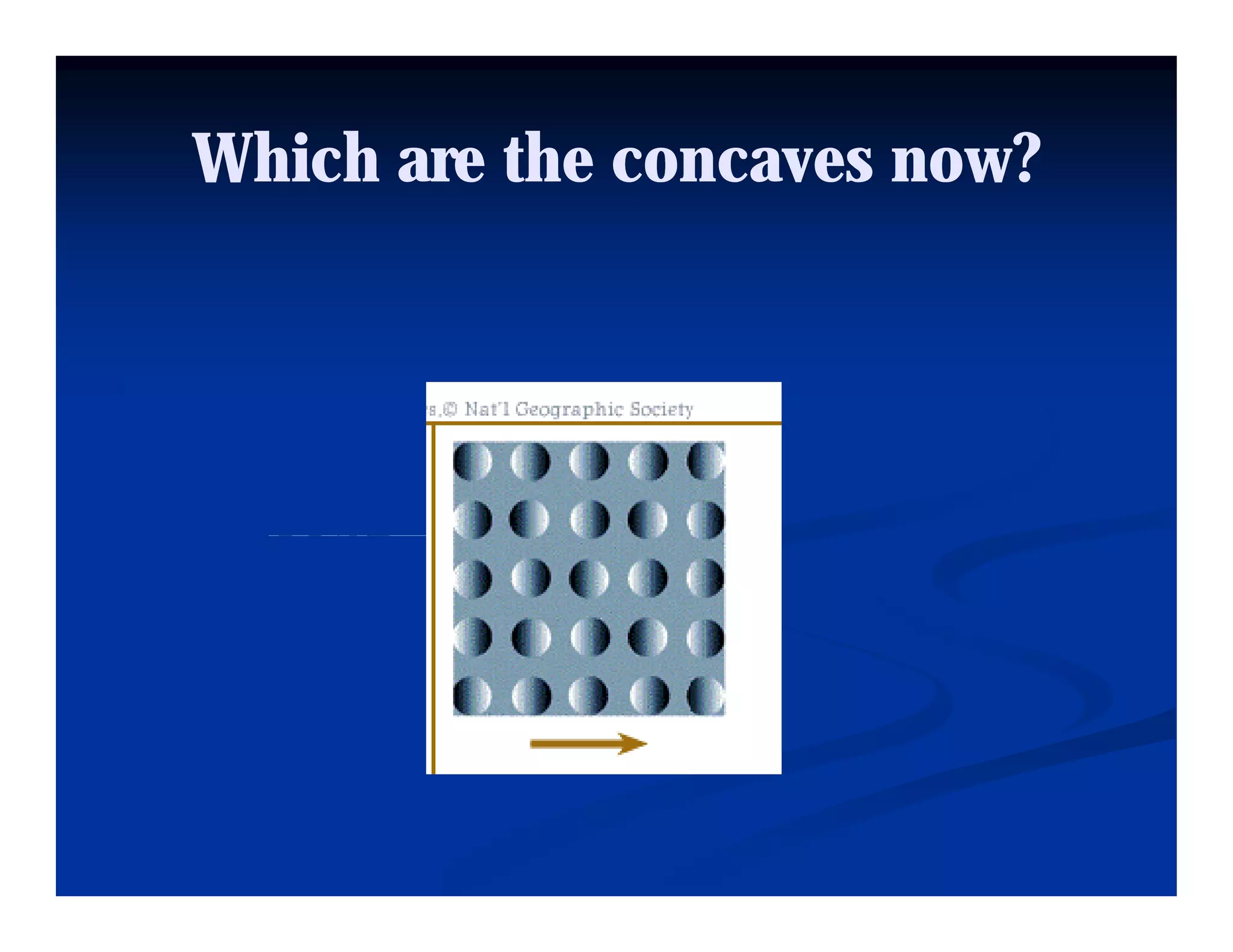 Which are the concaves now?
 