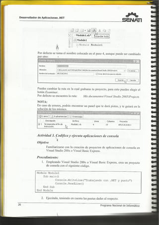 Visual 2005 senati  i