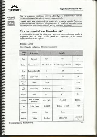 Visual 2005 senati  i