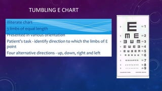 TUMBLING E CHART
 
