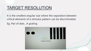 VISUAL ACUITY , Basics of vision assessment | PPTX