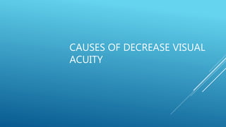 Visual acuity special Senses Physiology | PPTX