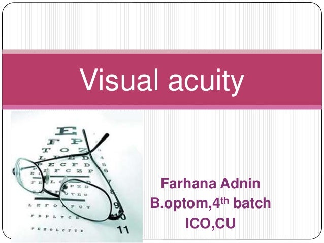 Visual Acuity Charts Ppt