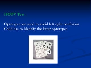 Visual acuity assessment in different group of age | PPTX