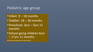 Comprehensive Visual Acuity Assessment and Development in Children | PPTX