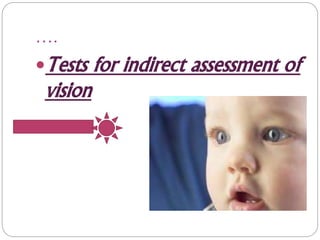 Visual acuity in infants | PPTX
