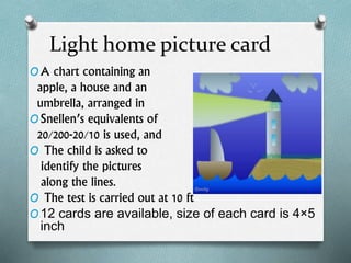 Visual acuity in preschool children | PPTX