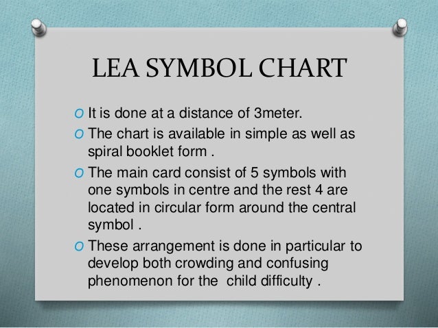 Lea Symbols Eye Chart Printable