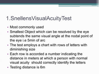 Visual Acuity Test Objects Visual acuity measurement in children | PPTX