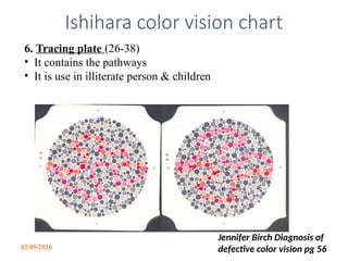 N Color Vision Chart.pdf Visual acuity in short for students Snellen chart | PPTX