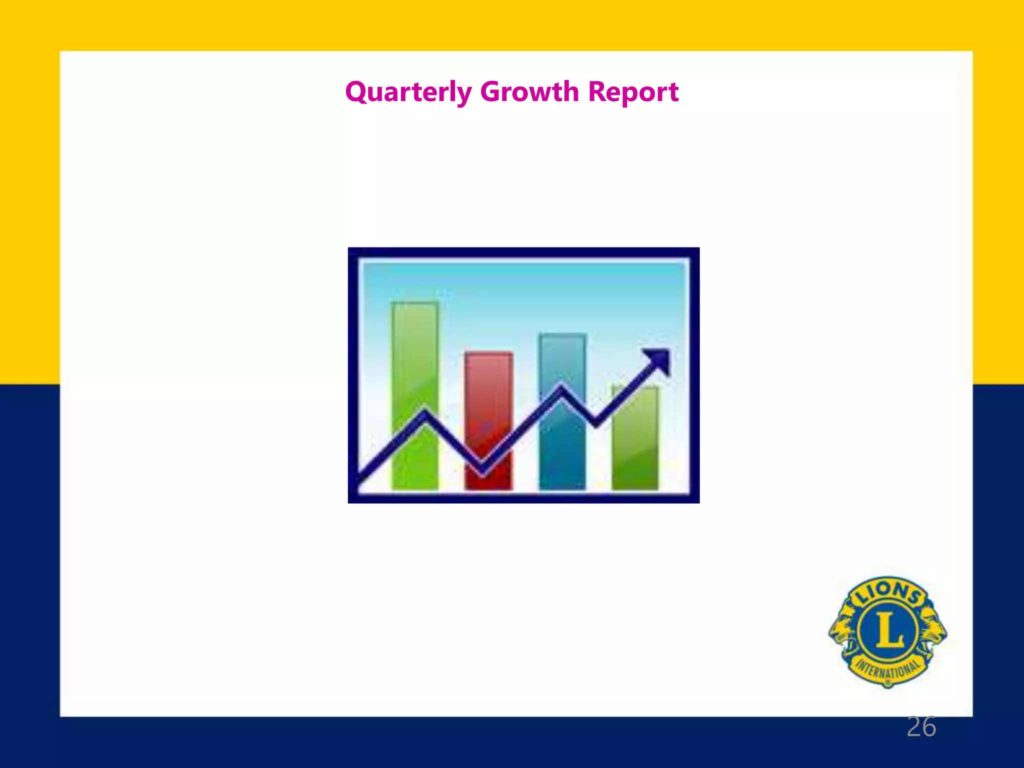 26
Quarterly Growth Report
 
