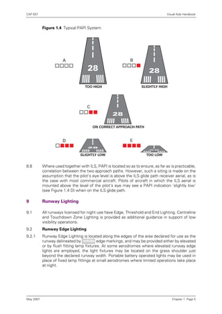 Papi Navigational Device Visual aids handbook | PDF