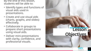 Visual Aids in Presentations.pptx........ | PPTX