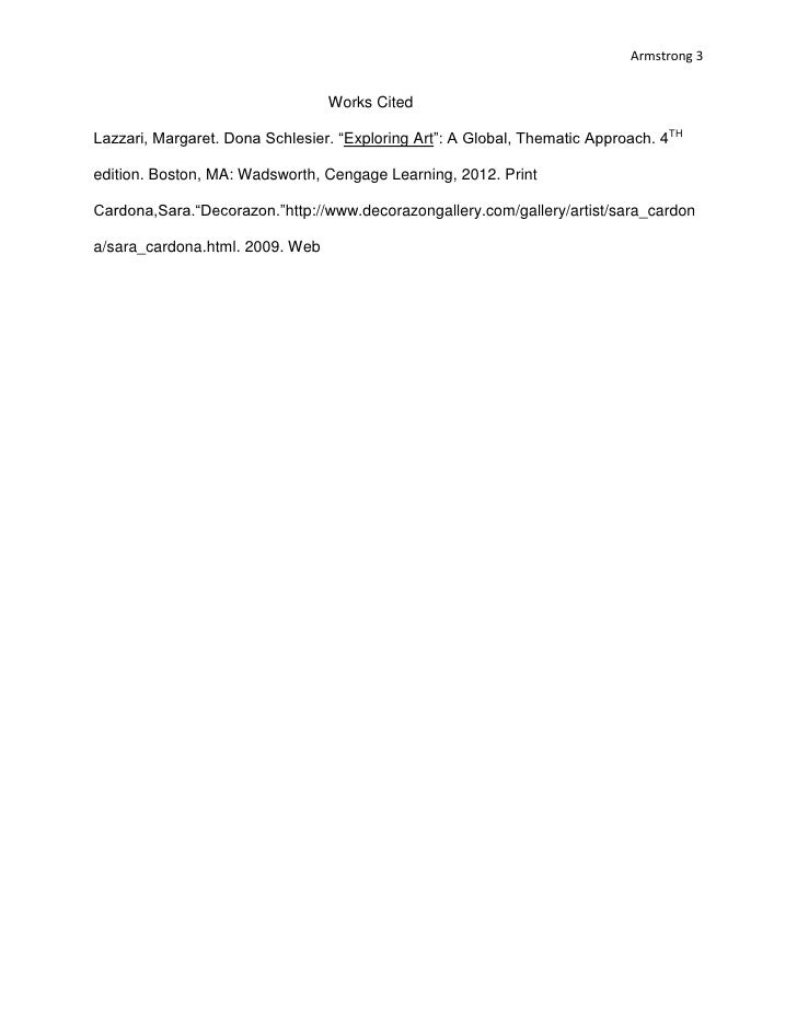 visual analysis essay examples