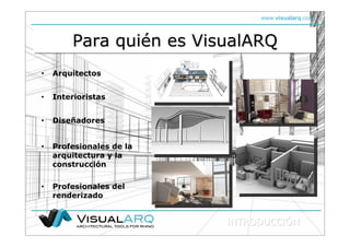 VisualARQ (Español), software de modelado arquitectónico BIM en forma ...